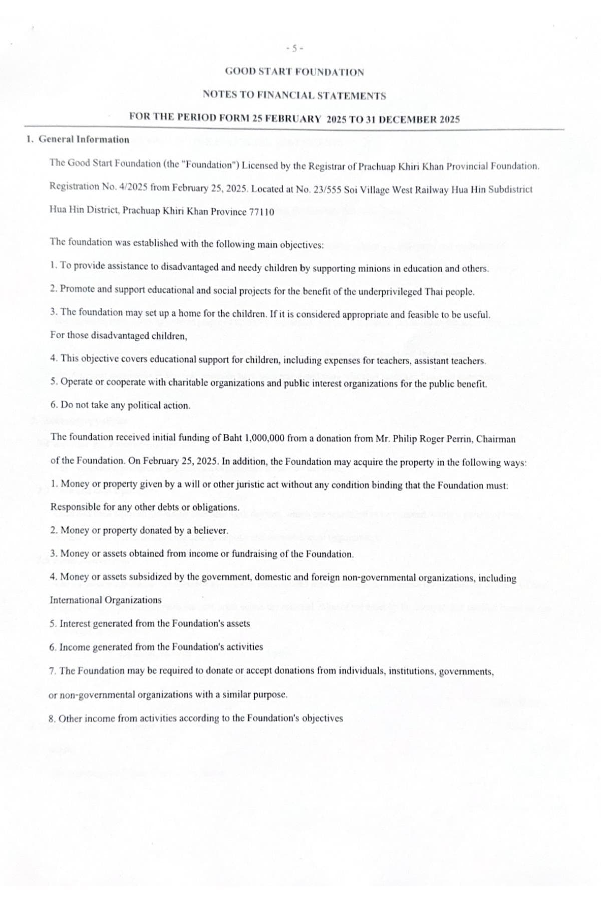 Audited Accounts 2025 — page 6